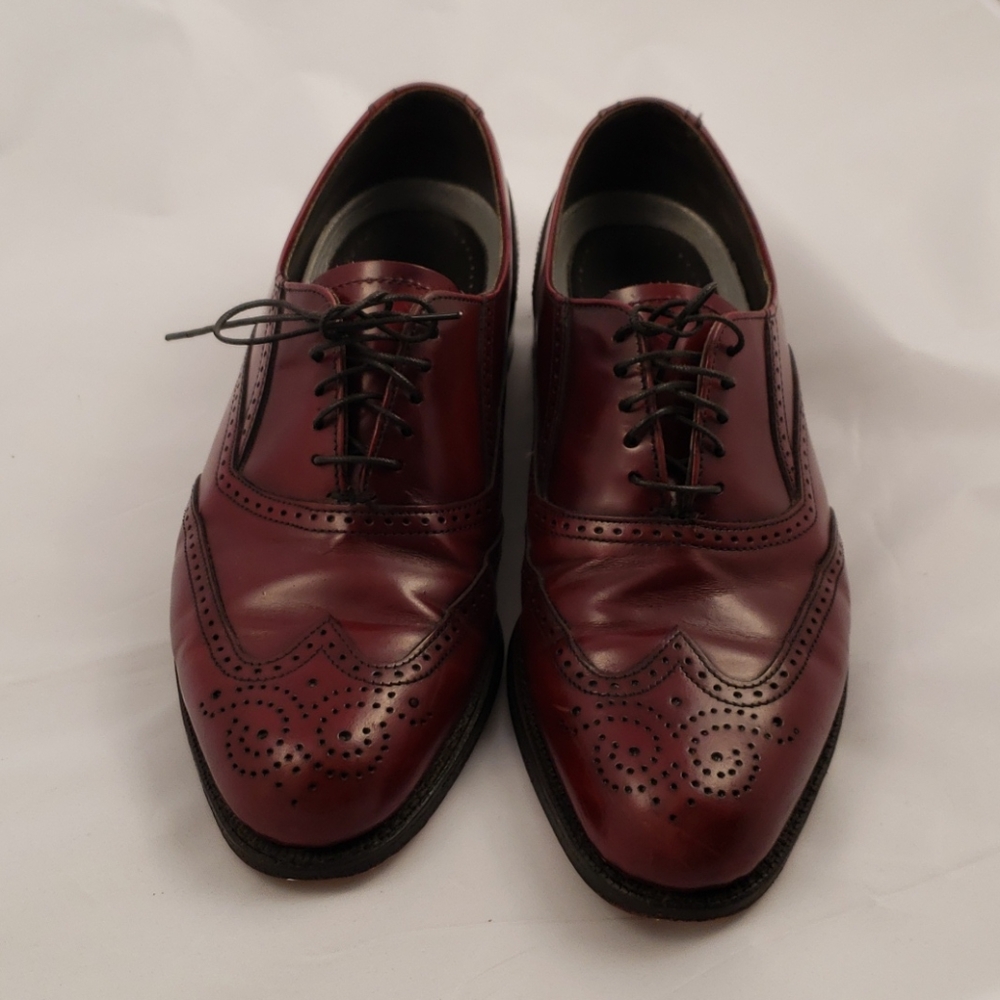 Dexter wingtip burgundy shoes size 9 Made in 🇺🇸